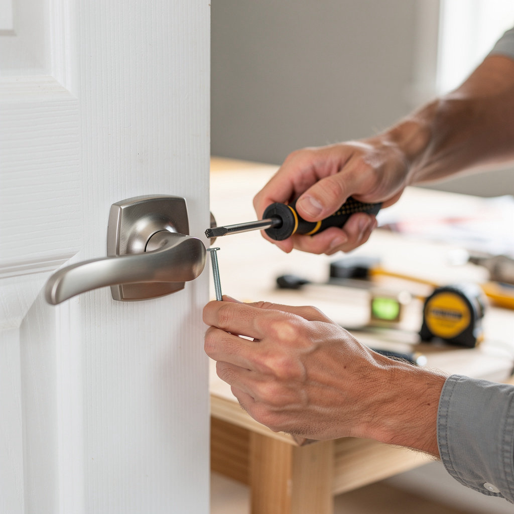 THE HANDYMAN BELLINGHAM technician performing quality property maintenance and handyman services in Bellingham, WA